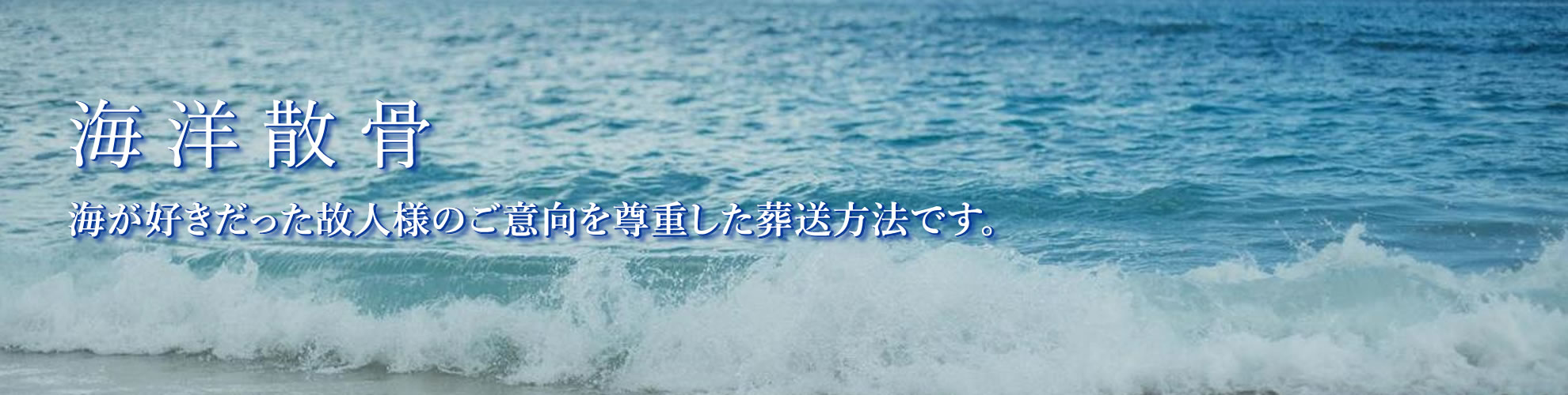 海洋散骨または山散骨 格安33,000円プラン（税込）